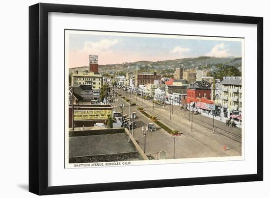 Shattuck Avenue, Berkeley, California-null-Framed Art Print