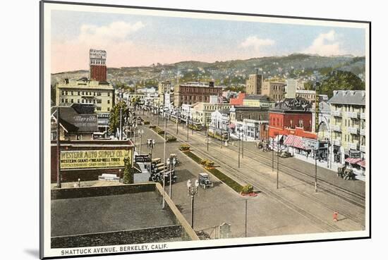 Shattuck Avenue, Berkeley, California-null-Mounted Art Print