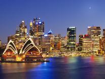 Australia, New South Wales, Sydney, Sydney Opera House, City Skyline at Dusk-Shaun Egan-Photographic Print