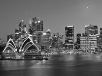 Australia, New South Wales, Sydney, Sydney Opera House, City Skyline at Dusk-Shaun Egan-Framed Photographic Print