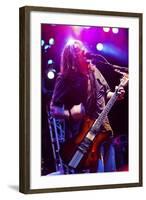 Shaun Morgan Welgemoed of the Rock Group Seether Entertains Marines in 2010-null-Framed Photo