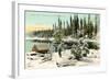 Shaver Lake, Fresno, California-null-Framed Art Print