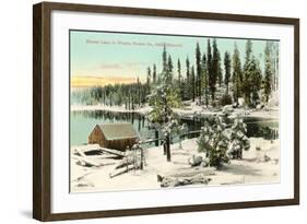 Shaver Lake, Fresno, California-null-Framed Art Print