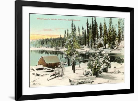 Shaver Lake, Fresno, California-null-Framed Art Print