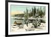 Shaver Lake, Fresno, California-null-Framed Art Print