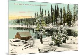 Shaver Lake, Fresno, California-null-Mounted Art Print