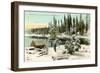 Shaver Lake, Fresno, California-null-Framed Art Print