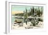 Shaver Lake, Fresno, California-null-Framed Art Print