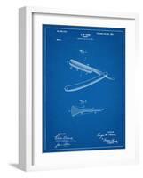 Shaving Razor Patent-null-Framed Art Print