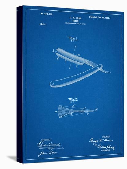 Shaving Razor Patent-null-Stretched Canvas