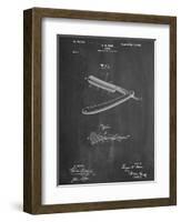 Shaving Razor Patent-null-Framed Art Print