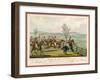 Shavington Day a Trial Between Rival Packs and Horsemen-Edward Duncan-Framed Art Print