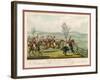 Shavington Day a Trial Between Rival Packs and Horsemen-Edward Duncan-Framed Art Print