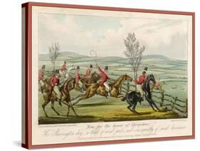 Shavington Day a Trial Between Rival Packs and Horsemen-Edward Duncan-Stretched Canvas