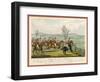 Shavington Day a Trial Between Rival Packs and Horsemen-Edward Duncan-Framed Art Print