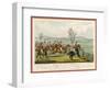 Shavington Day a Trial Between Rival Packs and Horsemen-Edward Duncan-Framed Art Print