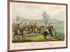 Shavington Day a Trial Between Rival Packs and Horsemen-Edward Duncan-Mounted Art Print