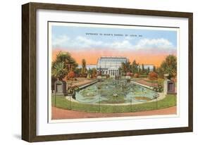 Shaw's Garden, St. Louis, Missouri-null-Framed Art Print