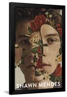 Shawn Mendes - Floral-null-Framed Standard Poster