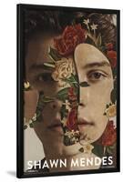 SHAWN MENDES - FLORAL-null-Lamina Framed Poster