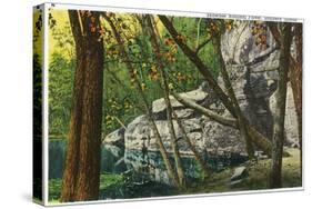 Shawnee National Forest, Illinois, Scenic View in Southern Illinois-Lantern Press-Stretched Canvas