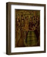 Shaykh Sanan and the Christian Maiden-Qajar School-Framed Giclee Print