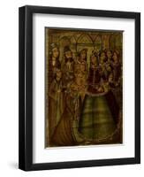 Shaykh Sanan and the Christian Maiden-Qajar School-Framed Giclee Print