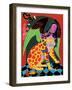 She, 2021 (Acrylic on Panel)-Tsz Kam-Framed Giclee Print