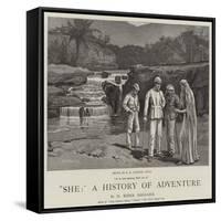 She, a History of Adventure-Edward Killingworth Johnson-Framed Stretched Canvas