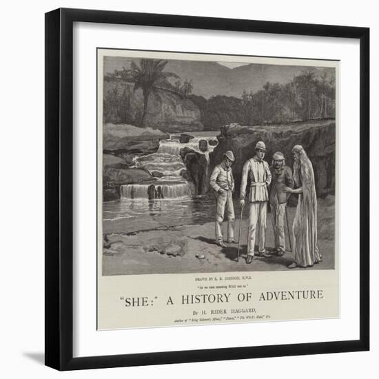 She, a History of Adventure-Edward Killingworth Johnson-Framed Giclee Print