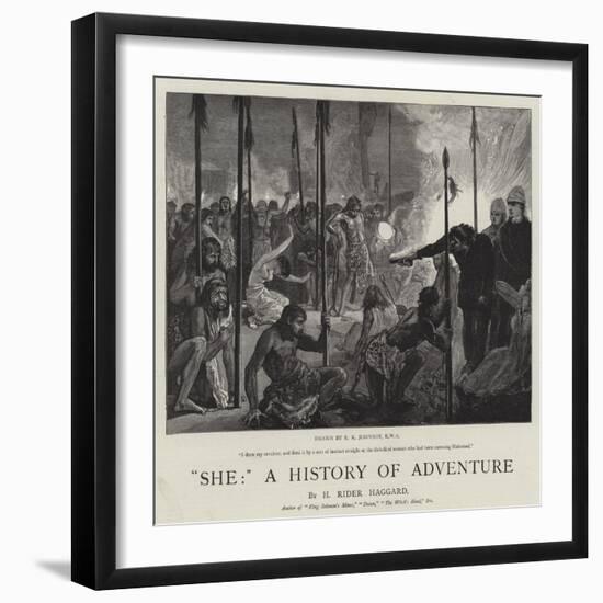 She, a History of Adventure-Edward Killingworth Johnson-Framed Giclee Print