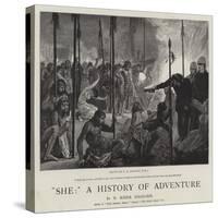 She, a History of Adventure-Edward Killingworth Johnson-Stretched Canvas