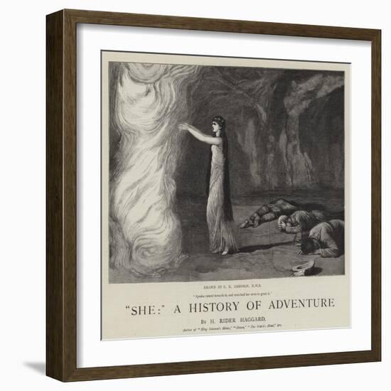 She, a History of Adventure-Edward Killingworth Johnson-Framed Giclee Print