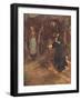 She Beheld the Minister Advancing-Hugh Thomson-Framed Giclee Print