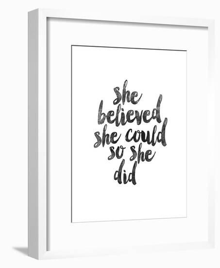 She Believed She Could so she Did-Brett Wilson-Framed Art Print