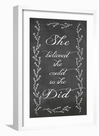 She Believed-Erin Clark-Framed Giclee Print