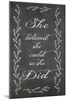 She Believed-Erin Clark-Mounted Giclee Print