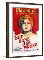 She Done Him Wrong, 1933-null-Framed Art Print