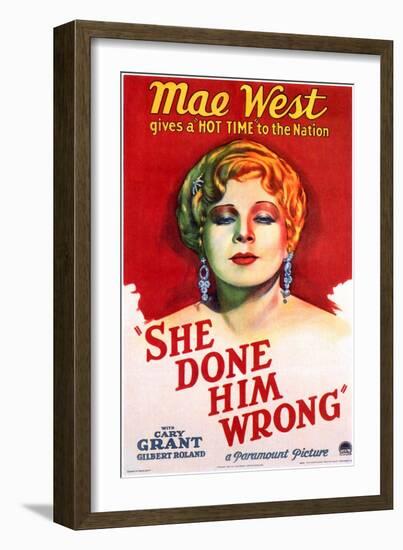 She Done Him Wrong, 1933-null-Framed Art Print