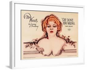 She Done Him Wrong, 1933-null-Framed Giclee Print