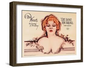 She Done Him Wrong, 1933-null-Framed Giclee Print