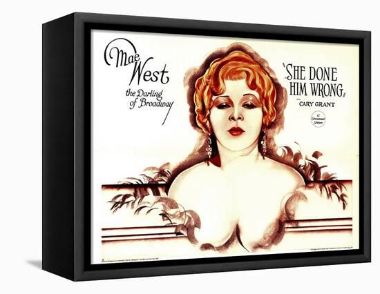 She Done Him Wrong, Mae West, 1933-null-Framed Stretched Canvas