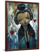 She Had Her Sources-Aaron Jasinski-Framed Art Print