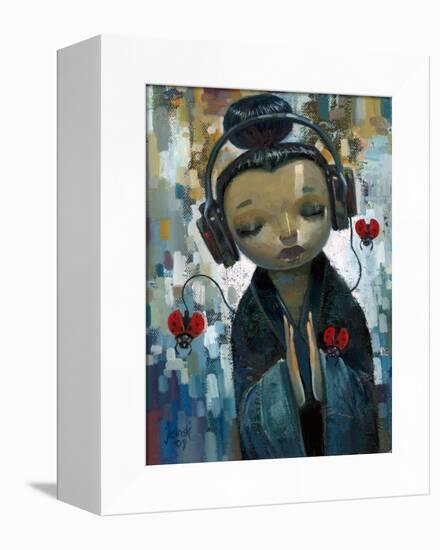 She Had Her Sources-Aaron Jasinski-Framed Stretched Canvas