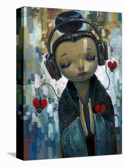 She Had Her Sources-Aaron Jasinski-Stretched Canvas