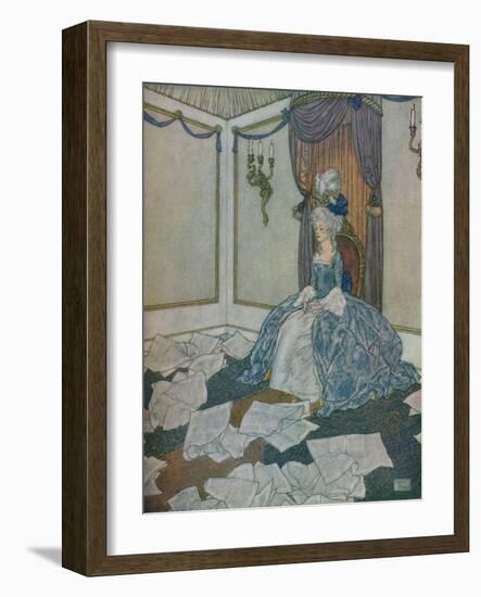 She had read all the newspapers in the world and had forgotten them again, so clever is she, 1912-Edmund Dulac-Framed Giclee Print