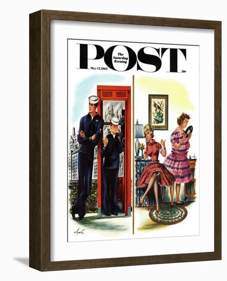 "She Has a Great Personality," Saturday Evening Post Cover, May 12, 1962-Constantin Alajalov-Framed Giclee Print