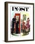 "She Has a Great Personality," Saturday Evening Post Cover, May 12, 1962-Constantin Alajalov-Framed Giclee Print