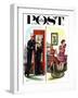 "She Has a Great Personality," Saturday Evening Post Cover, May 12, 1962-Constantin Alajalov-Framed Giclee Print