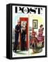 "She Has a Great Personality," Saturday Evening Post Cover, May 12, 1962-Constantin Alajalov-Framed Stretched Canvas